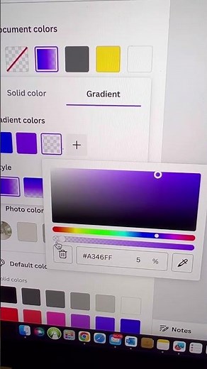 Canva Gradient Effect- Full Color To Transparent #Shorts