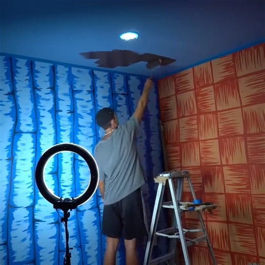 Transforming My Room Into SpongeBob's HOUSE! 🎨 (Part 5) #reel #marko #spongebob #house #fblifestyle | MARKO