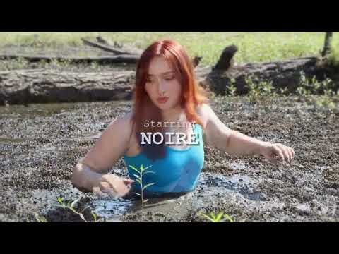Girl sinking in quicksand