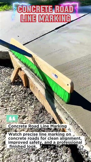 Concrete Road Line Marking Process for Long-Lasting Durable Finish