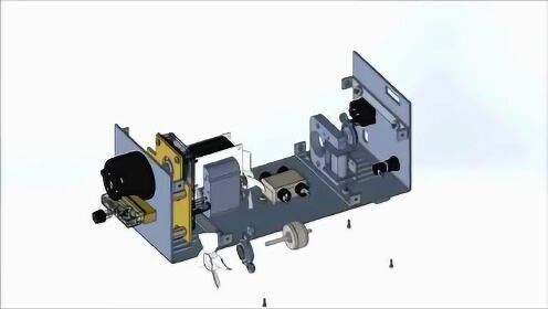 SolidWorks装配动画，见识蠕动泵的机械结构