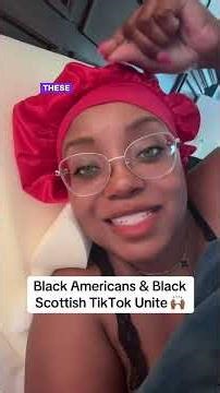 Black American & Black Scottish TikTok trend #blackscottishtiktok #blackamericantiktok