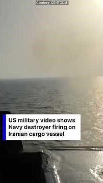 "DISABLING FIRE": U.S. Navy Destroyer USS Spruance Fires on Iranian Cargo Ship | DRM News | AH1C