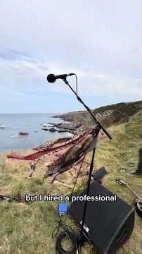 Behind the scenes - recording live from an ancient castle in Scotland.