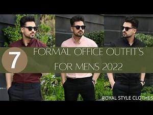 7 Formal office outfits idea's for men's 2022 | office wear | men's office wear 2022 | formal wear.