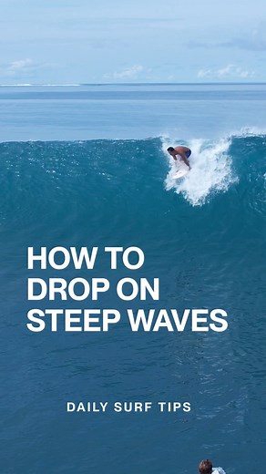 40K views · 822 reactions | A few tips for dropping on steeper waves....