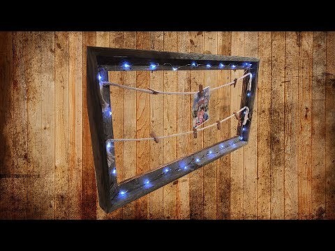 DIY, Simple How To Build, Make Barn Wood Picture Frames EASY