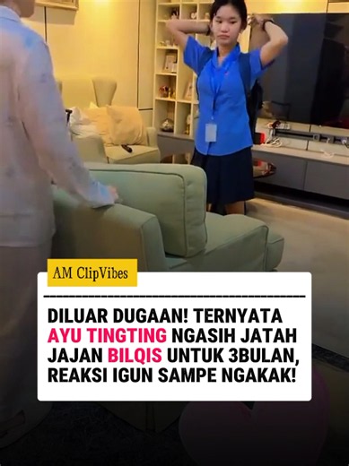 Ayu Tingting Beri Uang Jajan 3 Bulan ke Bilqis, Reaksi Ivan Gunawan Bikin Ngakak