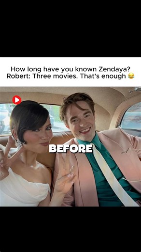 Robert Pattinson On Working With Zendaya For Three Movies #robertpattinson #zendaya