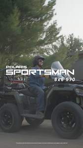 The new Sportsman 6x6 570. Built for a life of accomplishment. | Polaris Off Road