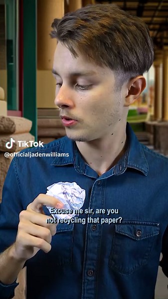 Funny Skit Video: Are You Not Going to Recycle?