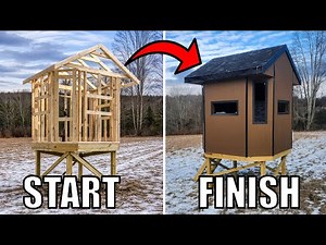 Building the Ultimate Deer Hunting Blind (DEER DOWN!)