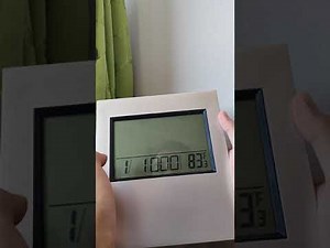 How to set an alarm on a digital wall clock