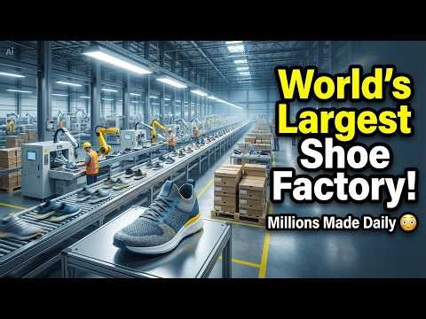 Inside the World's Largest Shoe Factory - How Millions of Shoes Are Made Daily