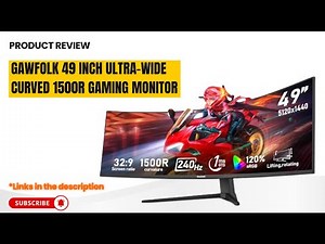 Gawfolk 49” Ultra-Wide Monitor Review 🔥 240Hz DQHD Curved Gaming Beast!
