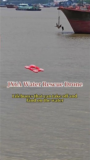 Lifebuoys that can take off and land on the water