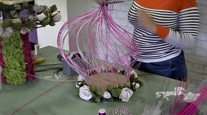 3.8K views · 23 reactions | This extravagant carousel piece uses an array of colours and textures that compliment each other perfectly! This is a piece that will be a beautiful element to any fairy tale or fantasy themed event #craftycreative | Country Baskets | Facebook