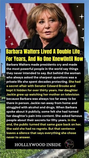 Barbara Walters Lived A Double Life For Years, And No One KnewUntil Now #shorts