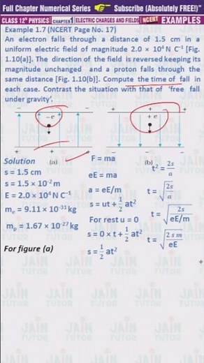 example 1.7 class 12 physics | ncert example 1.7 class 12 physics | example 1.7 | #shrots #class12