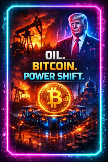 Trump, Oil, and Bitcoin Mining — The Power Shift No One Sees Coming #bitcoin #crypto #oilandgas #bitcoinmining #breakingnews The U.S. oil crackdown on Venezuela may be more than politics. It could shake the very electricity powering crypto mining in Russia and Iran. This isn’t a theory — it’s a pressure point. @cosmicroyalty💫 @btakay_ @JamesMcCarthyMindset @Michellekirby625 @Forrest Unfiltered @Country @Crypto Mike-Drop @💛_Heart_Of_Gold_💛 @⛵🧭⚓Küstenlümmel⚓🧭⛵ @Brandeee 💞 @KillKyleHall