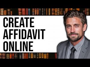 How To Create Affidavit Online