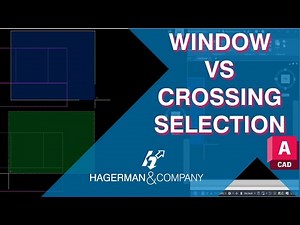 Window Select vs. Crossing Select in AutoCAD