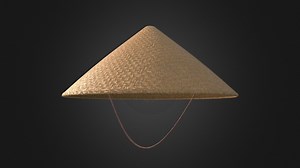 Asian conical hat - Download Free 3D model by Samuel F. Johanns (Oneironauticus) (@oneironauticus)