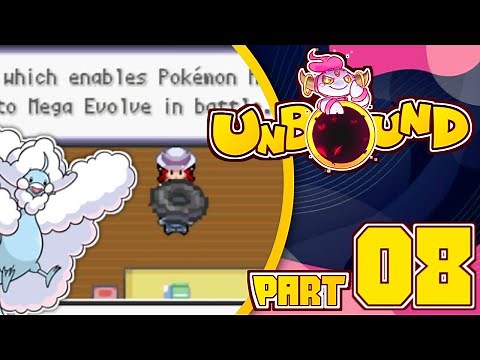 Pokemon Unbound Gameplay Walkthrough Part 08 - FINALLY MEGA EVOLUTION & WE GOT THE MEGA RING!