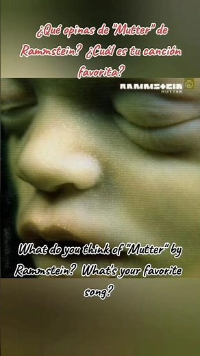 Rammstein " Mutter " - 25 years old