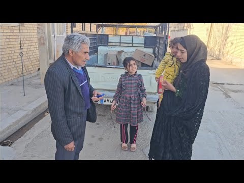 Taking care of farm affairs.Tayyaba goes to the farm owner.