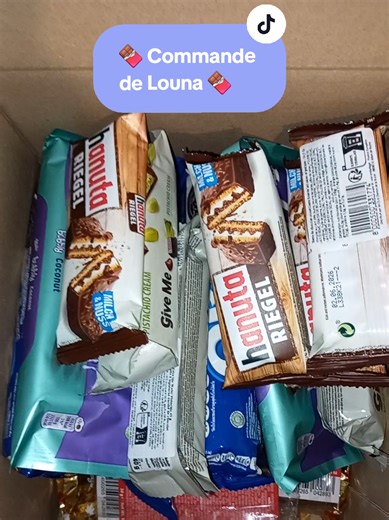 🍫 Commande de Louna 🍫 Pour passer commande, rendez-vous sur notre site internet : sucreetdelices.com 😊 -10% sur ta première commande avec le code : BIENVENUE10 Livraison offerte à partir de 59€ d'achat 🚚 #commande #sucreries #chocolat #sucreetdelices
