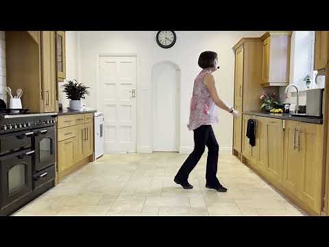 Caribbean Plans line dance demo & practice with music