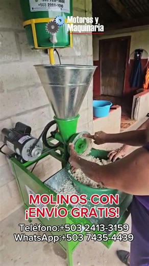 Homemade nixtamal mill: practical, efficient, and easy to use 🌽 #nixtamalmill #homemade #cooking