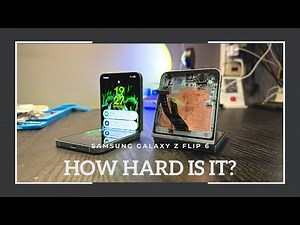 Replacing A Screen a Galaxy Z Flip 6 - Detailed Tutorial