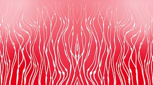 Download white color wavy abstract lines moving over red background for free