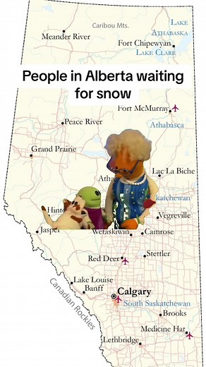 And thats on a strong El Nino winter. #alberta #edmonton #snow #canada #elnino #viral #fyp