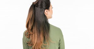 This Half-Up Ponytail Hack Makes Volume Easy