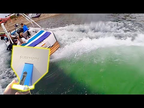 Surf Mode Wake Shaper on Nautique OG 210 (Ballast & Shaper Setup for Wakesurfing)
