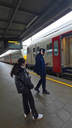 In Belgium, the train controller treated me with great respect and kindness. #trainvideo #liketrain
