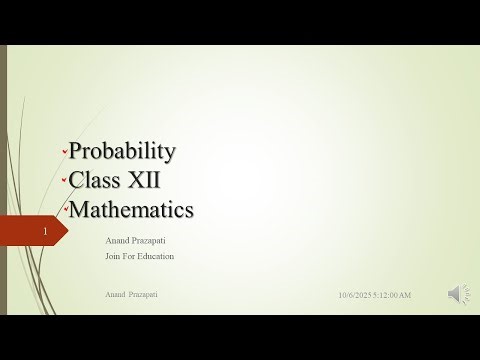 probability || exercise 13.1 || class xii || ncert || cbse || all state board || jee main/advanced