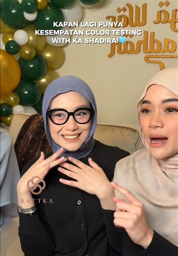 JOIN LIVE SEKARANG DAPAT KESEMPATAN COLOR TESTING WITH KAK SHADIRA!🩵