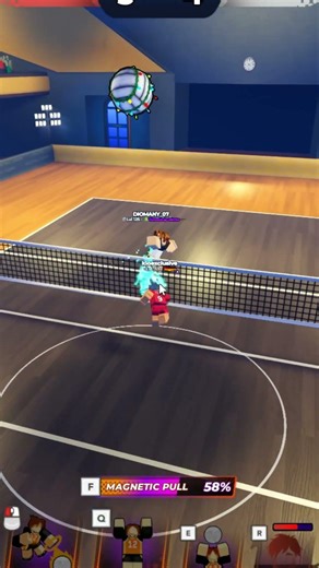 TRY THIS NEW YOGAN TECH! #volleyballlegends #roblox #shorts