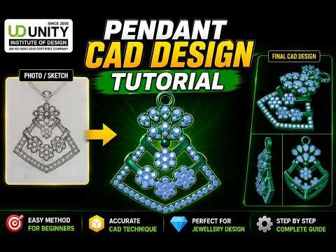 How To Make Ladies Pendant Jewellery Design Matrix 9 (Unity Institute)