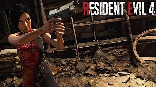Resident Evil 4 Remake - Ada Wong Dress Mod Over Leon Showcase with Download - 4K