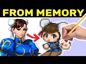 Drawing Classic Video Game Characters FROM MEMORY! [Art Challenge]