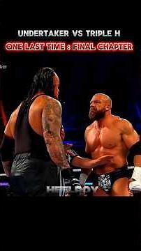 ⚔️ Undertaker vs Triple H – The Ultimate Farewell Showdown!