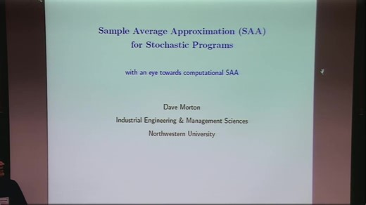 随机规划的样本平均逼近