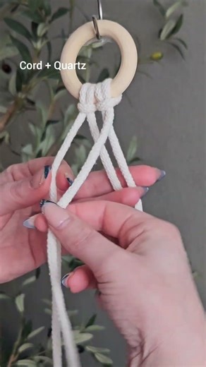 Two-Tone Spiral Macrame Knot | Double-Sided Design