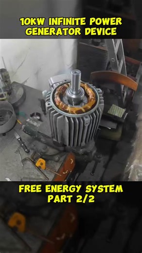 Part 2 10KW infinite power generator device #freeenergy #energy #electric #electrician #diy #diyproject #generator #invention #us #usa🇺🇸 #usa_tiktok #mechanical #free #part2