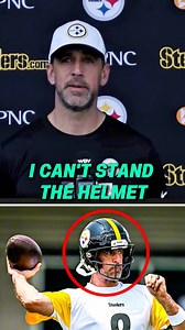 795K views · 13K reactions | Aaron Rodgers is going to have to do something he hasn't done in a long time which is find a new helmet to wear after the NFL banned a number of helmet models due to safety concerns including the Schutt Air XP Pro Q11 LTD which Rodgers says himself he's worn for 20 years #aaronrodgers #pittsburghsteelers #steelers #nfl | The Final | Facebook